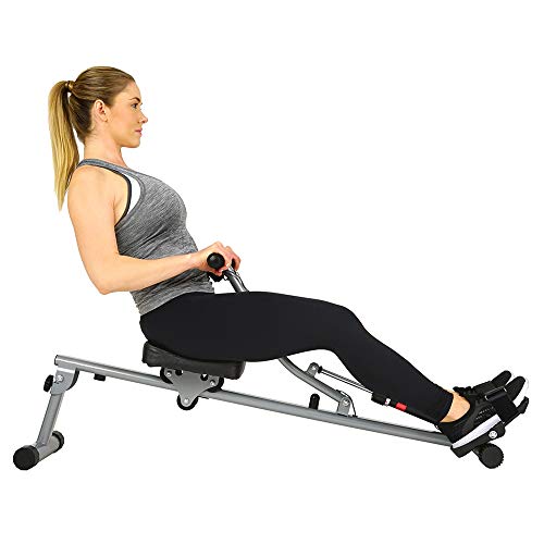 Sunny Health & Fitness Rowing Machine with Digital Monitor