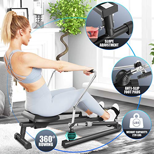 Foldable Home-use Rowing Machines with Smooth Resistance