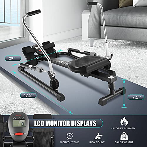 Foldable Home-use Rowing Machines with Smooth Resistance