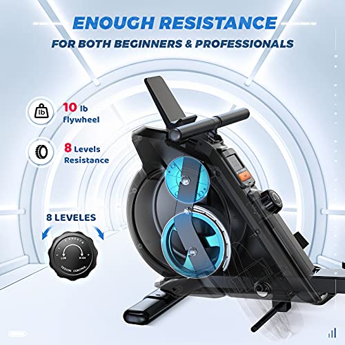 YOSUDA Magnetic Rowing Machine with LCD Monitor
