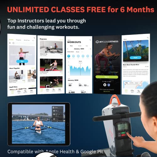 14-Level Magnetic Rowing Machine with Smart Sensor