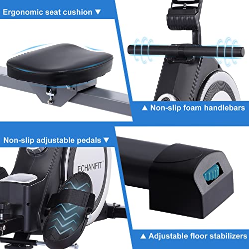 ECHANFIT Bluetooth Magnetic Rowing Machine