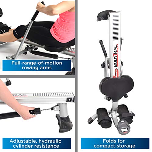 Stamina BodyTrac Rower - 250 lbs Capacity