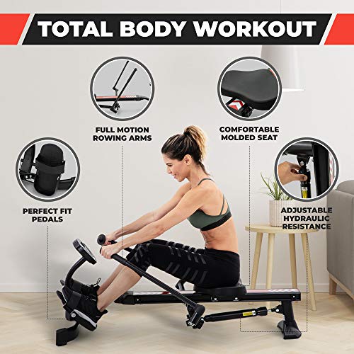 Adjustable Hydraulic Rowing Machine for Home Use
