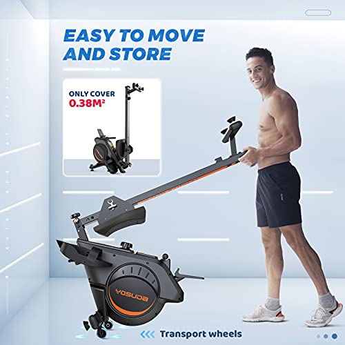 YOSUDA Magnetic Rowing Machine with LCD Monitor