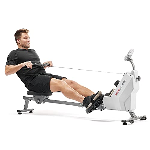 Sunny Health Smart Rowing Machine with App Connectivity