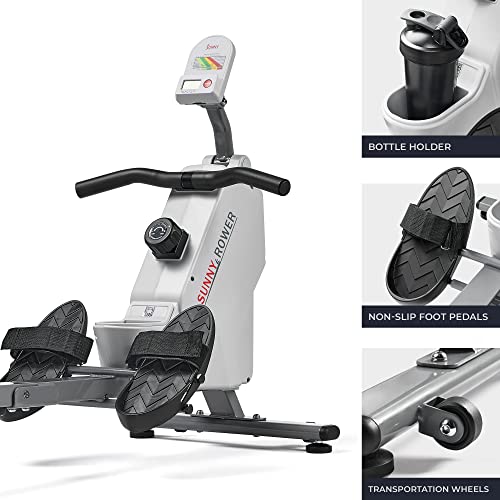 Sunny Health Smart Rowing Machine with App Connectivity