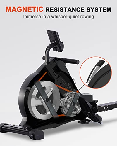 ECHANFIT Bluetooth Magnetic Rower - 16 Levels