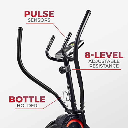 Sunny Health & Fitness Climbing Elliptical - Black
