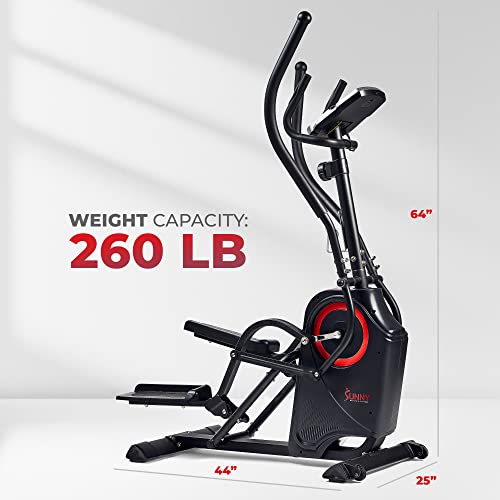Sunny Health & Fitness Climbing Elliptical - Black