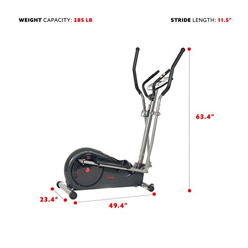 Sunny Health Elliptical Trainer - SF-E320002, black