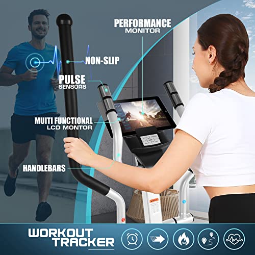 YoungFit Elliptical with Foldable Design & 22 Resistance Levels