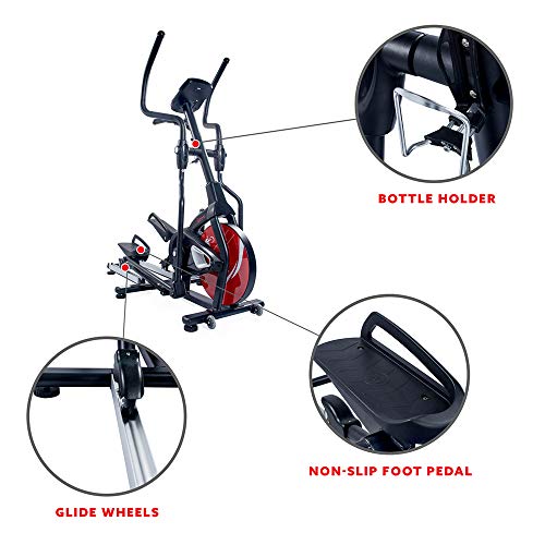 Sunny Magnetic Elliptical w/ LCD Monitor & Tablet Holder