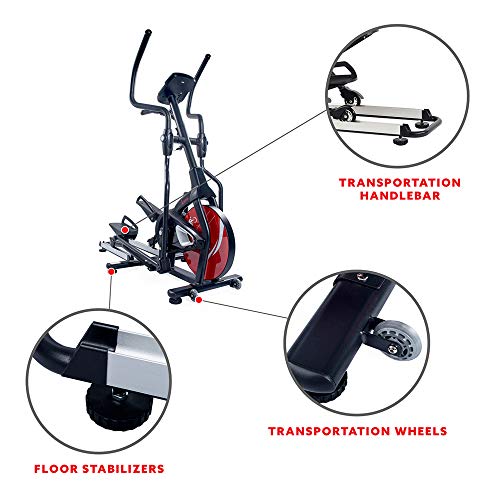 Sunny Magnetic Elliptical w/ LCD Monitor & Tablet Holder
