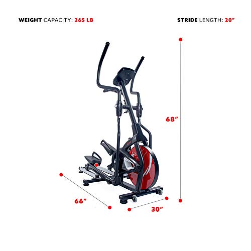 Sunny Magnetic Elliptical w/ LCD Monitor & Tablet Holder