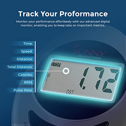 Sunny Health SF-E905 Elliptical Trainer (8 Levels)