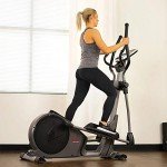 Sunny Magnetic Elliptical Trainer with Heart Rate Monitoring