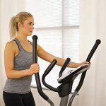 Sunny Magnetic Elliptical Trainer with Heart Rate Monitoring