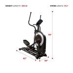 Sunny Health & Fitness Electric Elliptical Trainer