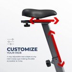 Sunny Health & Fitness Upright Exercise Bike with Bluetooth