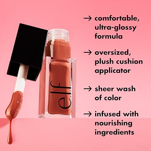 e.l.f. Glow Reviver Tinted Lip Oil - Rose Envy