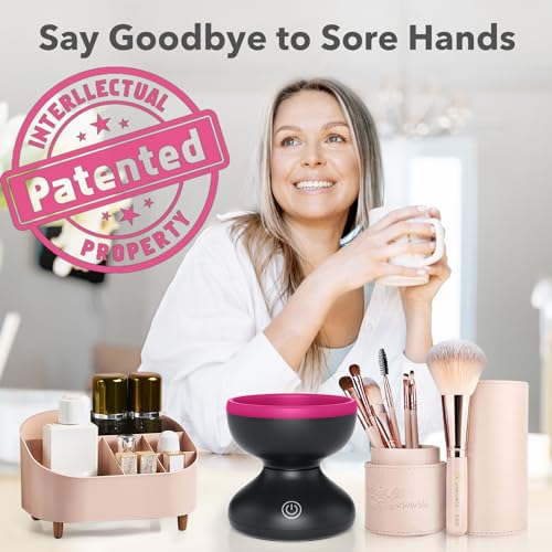 Alyfini Electric Makeup Brush Cleaner - Portable USB Tool