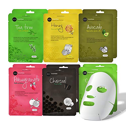 Celavi Facial Mask Set - Mix of 12