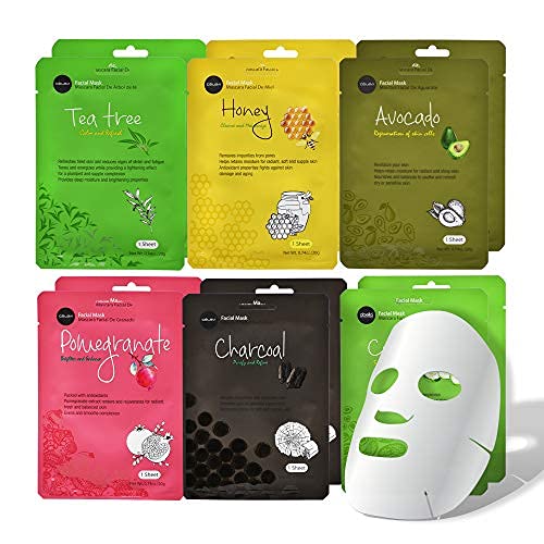 Celavi Facial Mask Set - Mix of 12