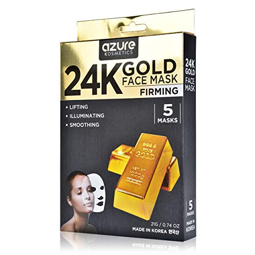24K Gold Firming Face Mask for Anti-Aging & Hydration