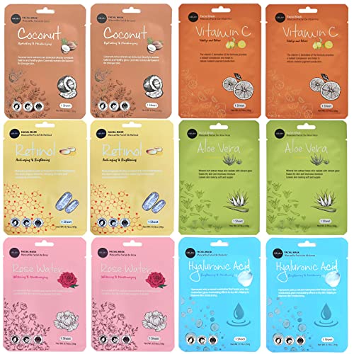 Celavi Essence Face Mask Set - 12 Pack