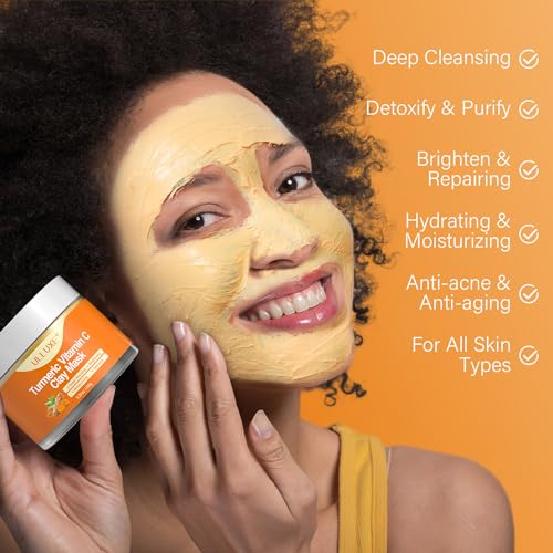 Ulluxe Turmeric Vitamin C Clay Face Mask 5.29 oz