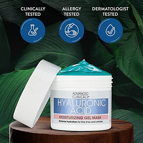 Hyaluronic Acid Facial Mask: Brightening, Hydrating Anti-Aging 5oz