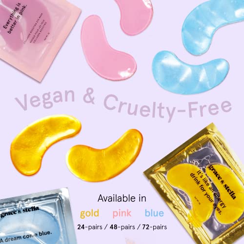 Grace & Stella Gold Eye Mask - 24 Pairs
