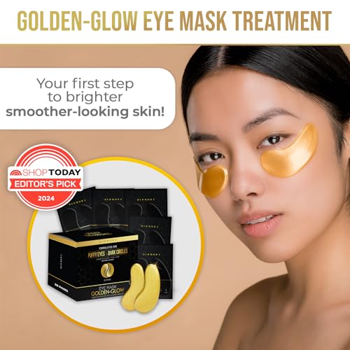 DERMORA Golden Glow Eye Patches - Rejuvenating Treatment