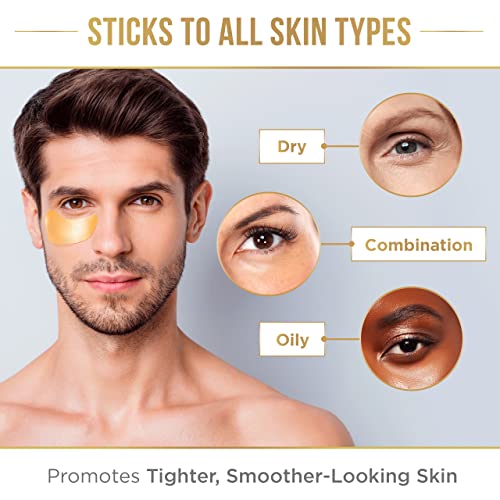 DERMORA Golden Glow Eye Patches - Rejuvenating Treatment