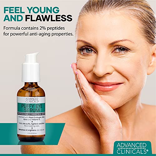 Advanced Clinicals Puffy Eye Serum + Anti Aging