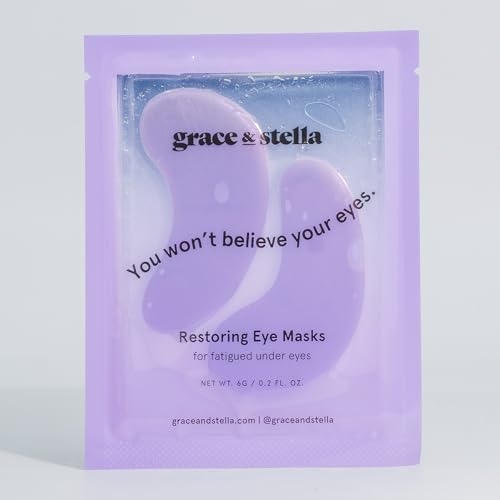 Grace & Stella Purple Eye Treatment Gel Patches - Vegan