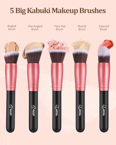 16-Piece Premium Synthetic Makeup Brush Set
