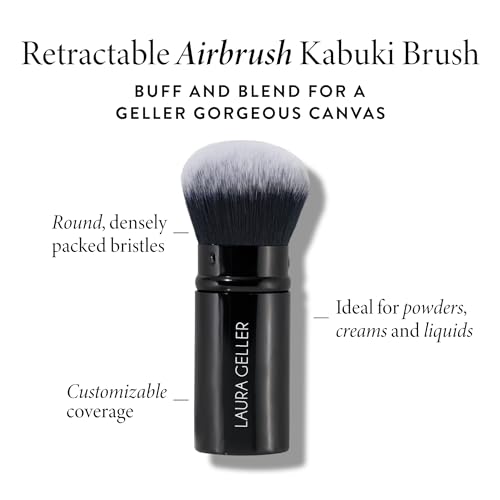 Retractable Airbrush Kabuki Brush for All Makeup