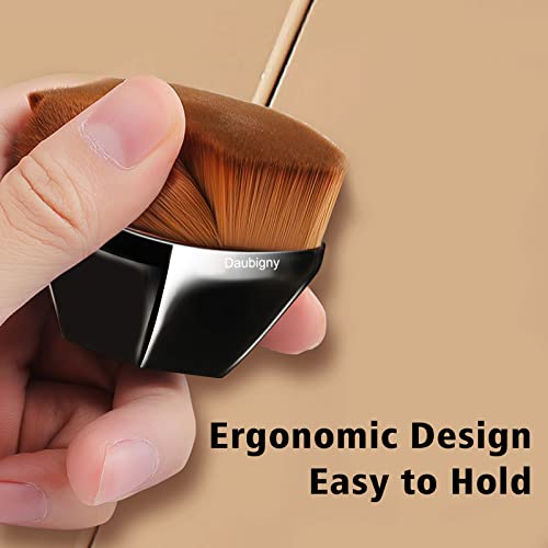 Flat Top Kabuki Makeup Brush with Protective Case