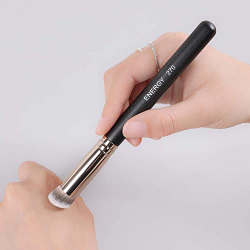 Mini Angled Kabuki Concealer Brush for Flawless Application