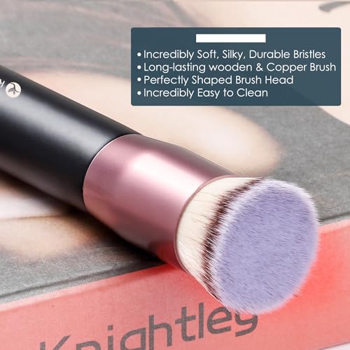 KINGMAS Premium Flat Top Kabuki Makeup Brush