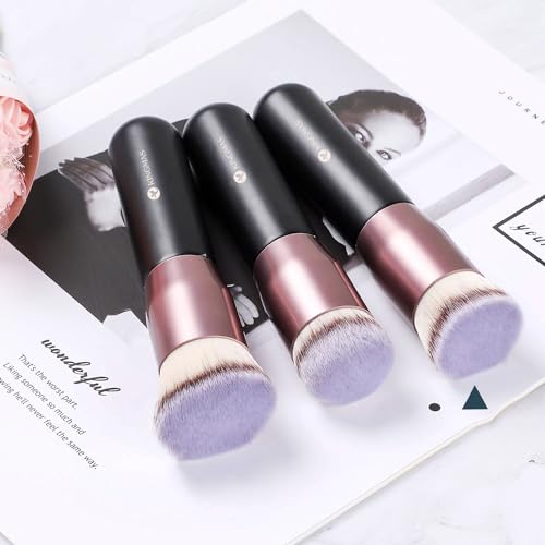 KINGMAS Premium Flat Top Kabuki Makeup Brush
