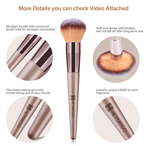 Champagne Gold 15PCS Professional Makeup Brush Set