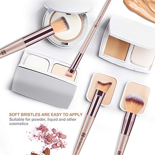 Champagne Gold 15PCS Professional Makeup Brush Set