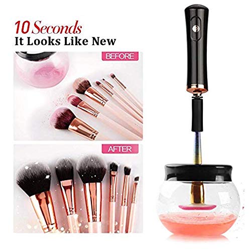 RICRIS Premium Makeup Brush Cleaner Dryer - Fast & Electric
