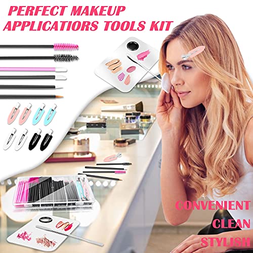 Shynek Disposable Makeup Applicators and Mixing Tray Set