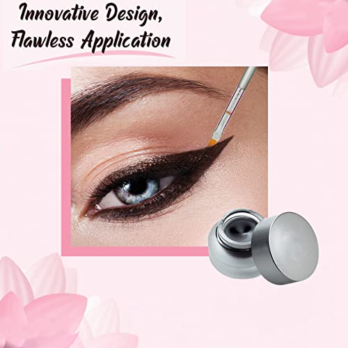 Angled Eyeliner Brush Set for Precise Application