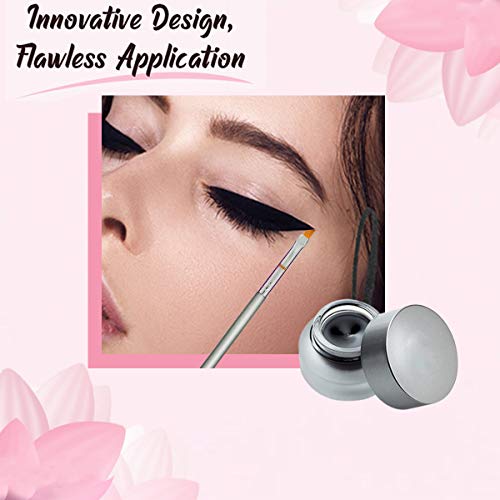 Angled Eyeliner Brush Set for Precise Application