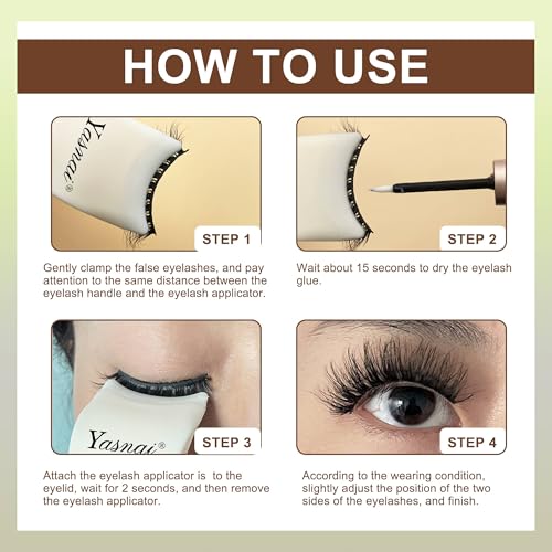 YASNAI 2-Piece Lash Clip Applicator Set